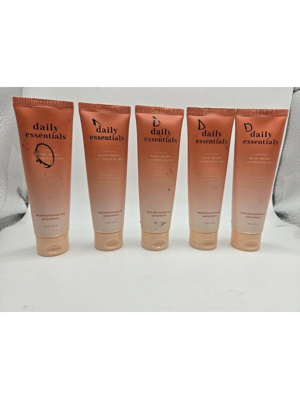 5x Daily Essentials Luminizing Glow Drops SPF 50 Mineral Sunscreen Niacinamide